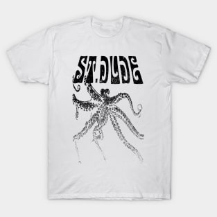 St Dude Octopus (black) T-Shirt